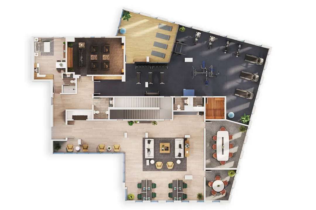 Loma in Maillardville - 1 Bedroom Apartment For Rent in Coquitlam at 1610 - 901 Lougheed Highway, Coquitlam, BC - Floor Plan