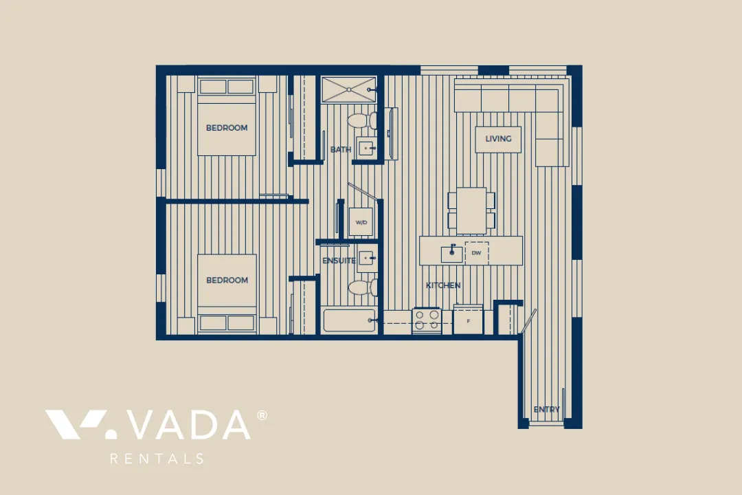Victoria in Central Lonsdale - 2 Bedroom Apartment For Rent in North Vancouver at 127 East 12th Street, North Vancouver, BC - Floor Plan