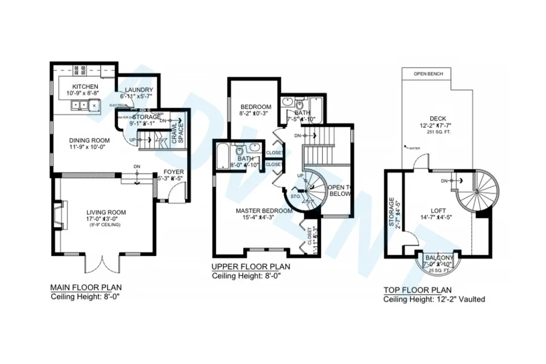 Kitsilano - 2 Bedroom Duplex For Rent in Vancouver at 2023 Whyte Avenue, Vancouver, BC - Floor Plan