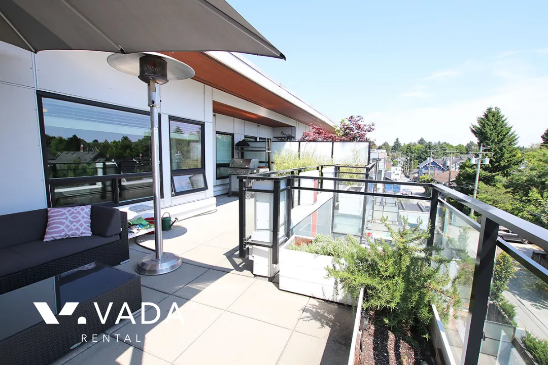 Kits West in Kitsilano - Furnished 2 Bedroom Apartment For Rent in Vancouver at 407 - 2858 West 4th Avenue, Vancouver, BC, V6K 1R2