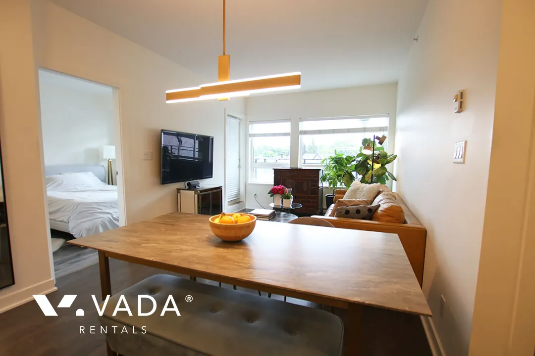 Kits West in Kitsilano - Furnished 2 Bedroom Apartment For Rent in Vancouver at 407 - 2858 West 4th Avenue, Vancouver, BC, V6K 1R2