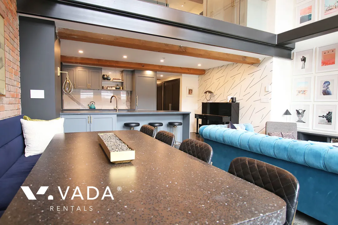 Bowman Lofts in Downtown - Furnished 1 Bedroom Loft For Rent in Vancouver at 303 - 528 Beatty Street, Vancouver, BC