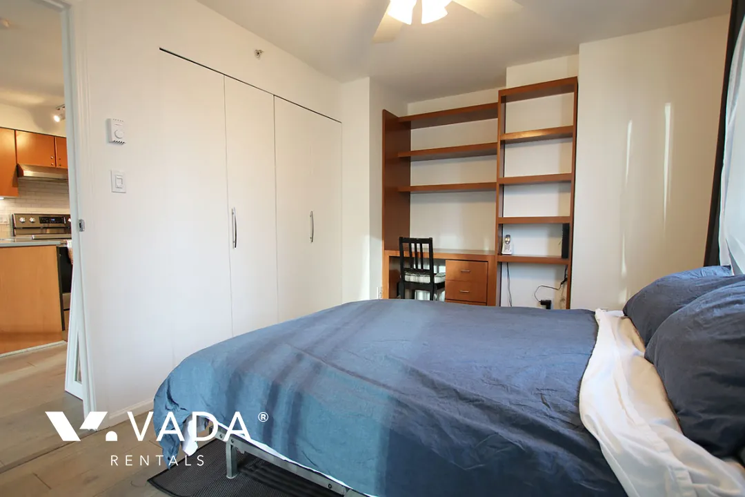 Metropolis in Yaletown - Furnished 1 Bedroom Loft For Rent in Vancouver at 405 - 1238 Richards Street, Vancouver, BC