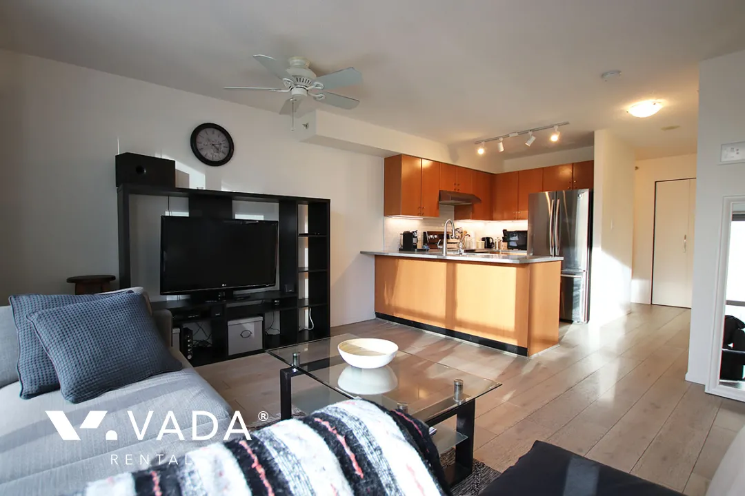 Metropolis in Yaletown - Furnished 1 Bedroom Loft For Rent in Vancouver at 405 - 1238 Richards Street, Vancouver, BC