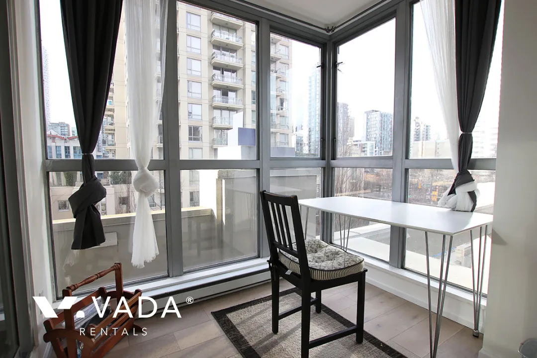 Metropolis in Yaletown - Furnished 1 Bedroom Loft For Rent in Vancouver at 405 - 1238 Richards Street, Vancouver, BC
