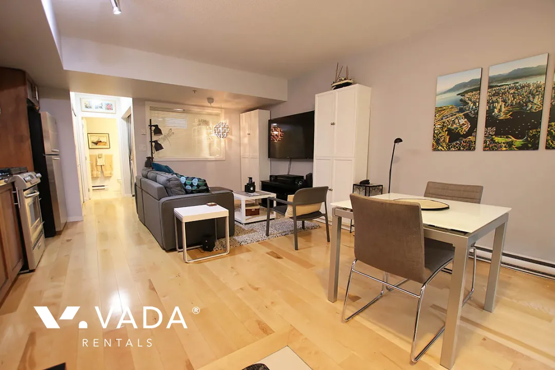 Bohemia in Fairview - Furnished 1 Bedroom Apartment For Rent in Vancouver at 116 - 672 West 6th Avenue, Vancouver, BC