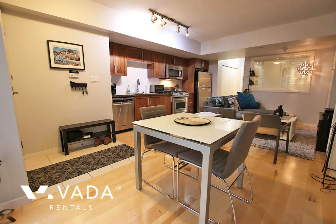 Bohemia in Fairview - Furnished 1 Bedroom Apartment For Rent in Vancouver at 116 - 672 West 6th Avenue, Vancouver, BC