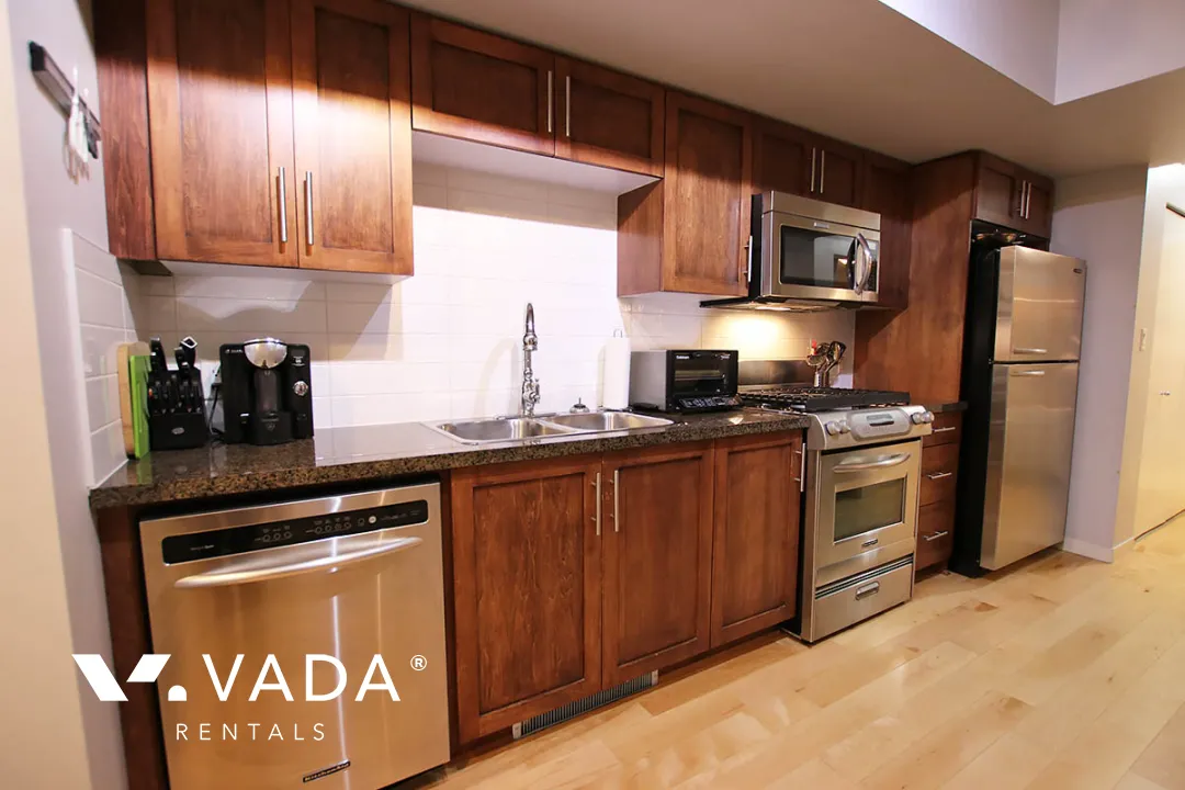 Bohemia in Fairview - Furnished 1 Bedroom Apartment For Rent in Vancouver at 116 - 672 West 6th Avenue, Vancouver, BC