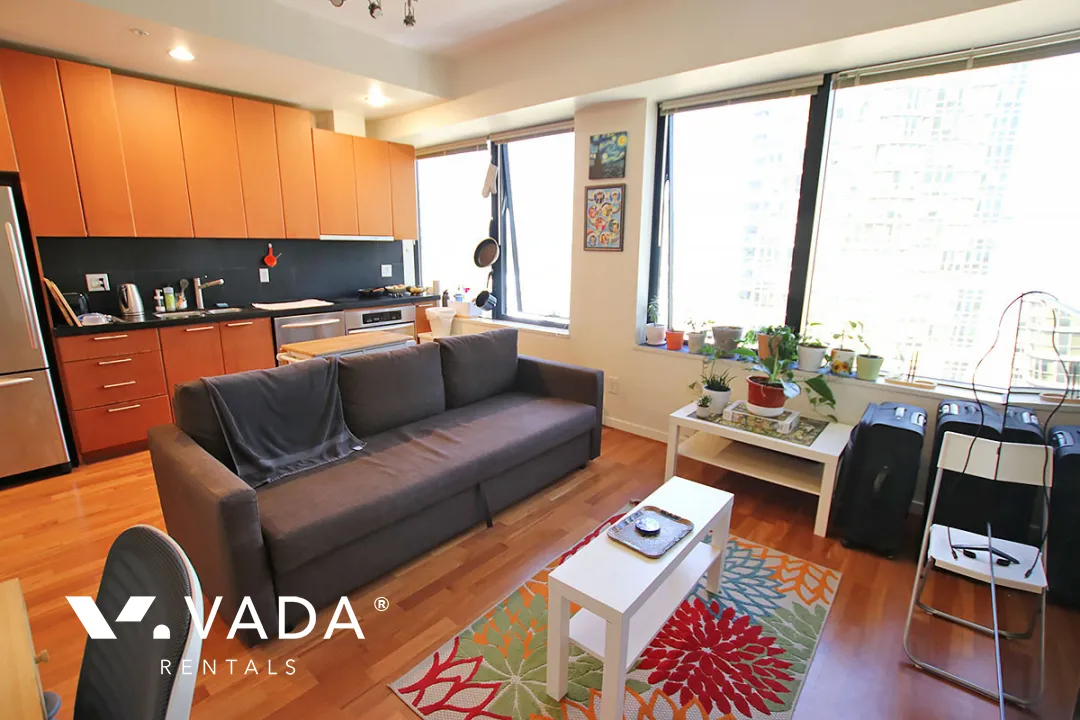 Qube in Coal Harbour - Studio For Rent in Vancouver at 905 - 1333 West Georgia Street, Vancouver, BC