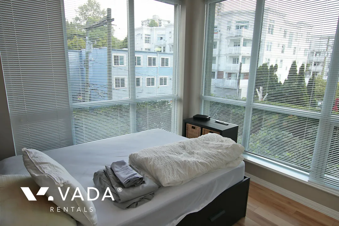 Premier at the Pier in Lower Lonsdale - Furnished 1 Bedroom Apartment For Rent in North Vancouver at 407 - 138 East Esplanade, North Vancouver, BC