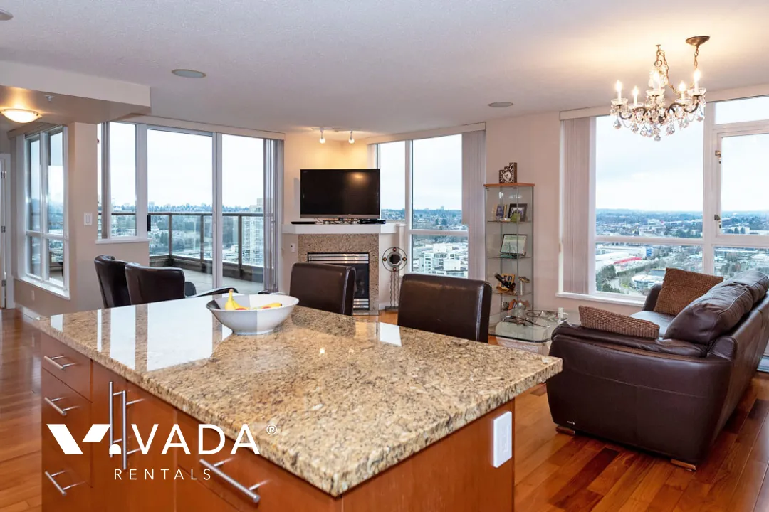 Fresco in Brentwood - 3 Bedroom Penthouse For Rent in Burnaby at 3002 - 2088 Madison Avenue, Burnaby, BC