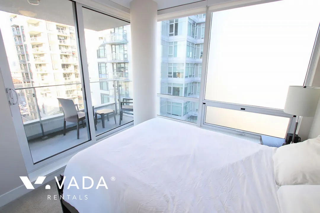 Tower Green at West in Olympic Village - Furnished 2 Bedroom Apartment For Rent in Vancouver at 902 - 159 West 2nd Avenue, Vancouver, BC