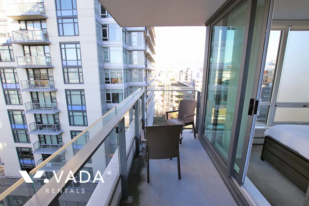Tower Green at West in Olympic Village - Furnished 2 Bedroom Apartment For Rent in Vancouver at 902 - 159 West 2nd Avenue, Vancouver, BC