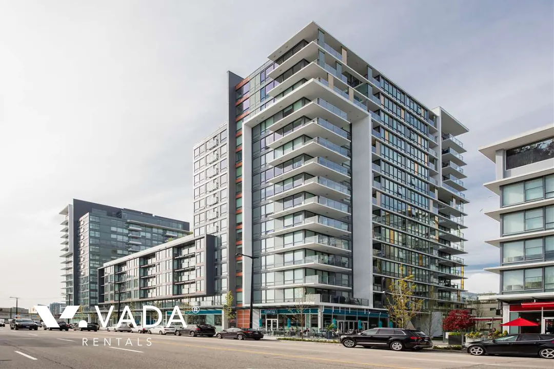 Tower Green at West in Olympic Village - Furnished 2 Bedroom Apartment For Rent in Vancouver at 902 - 159 West 2nd Avenue, Vancouver, BC