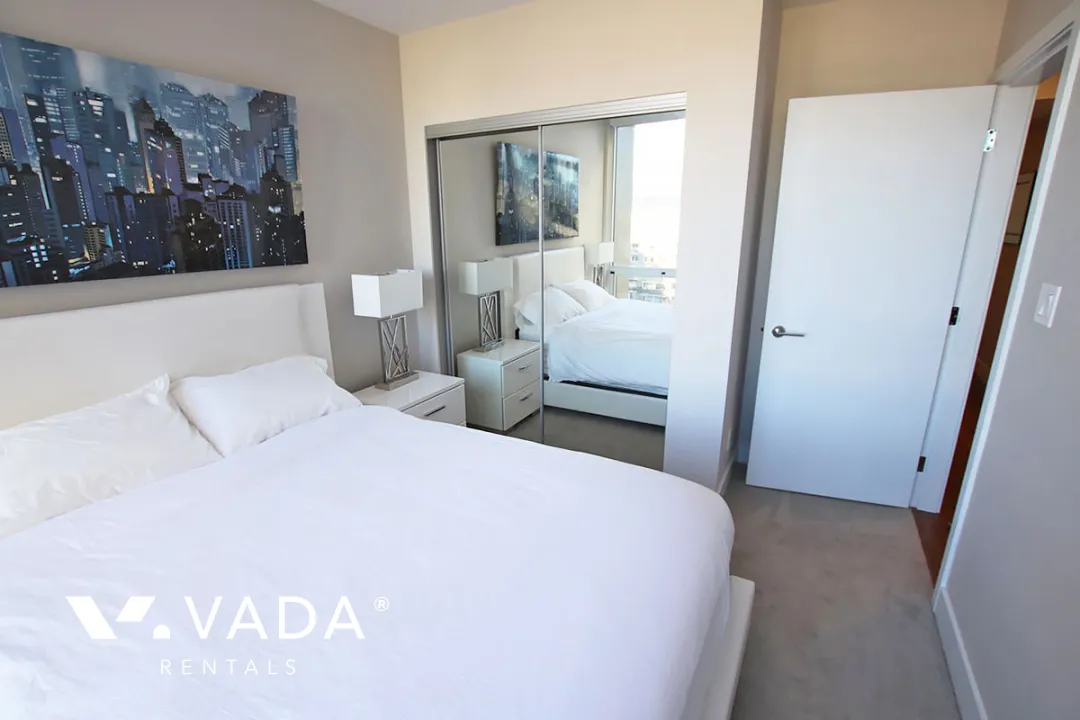 Tower Green at West in Olympic Village - Furnished 2 Bedroom Apartment For Rent in Vancouver at 902 - 159 West 2nd Avenue, Vancouver, BC