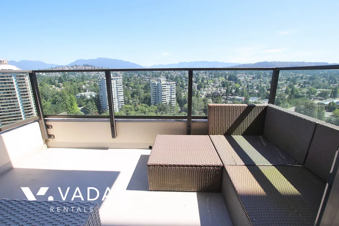 Affinity in Brentwood - Furnished 1 Bedroom Apartment For Rent in Burnaby at 2605 - 2232 Douglas Road, Burnaby, BC