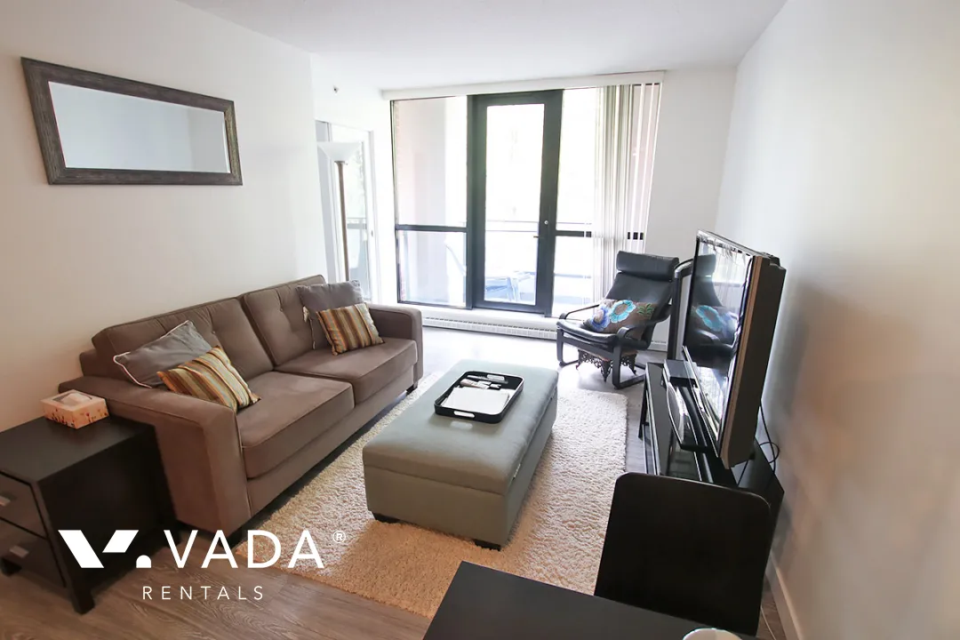 Yaletown Park in Yaletown - Furnished 1 Bedroom Apartment For Rent in Vancouver at 306 - 977 Mainland Street, Vancouver, BC