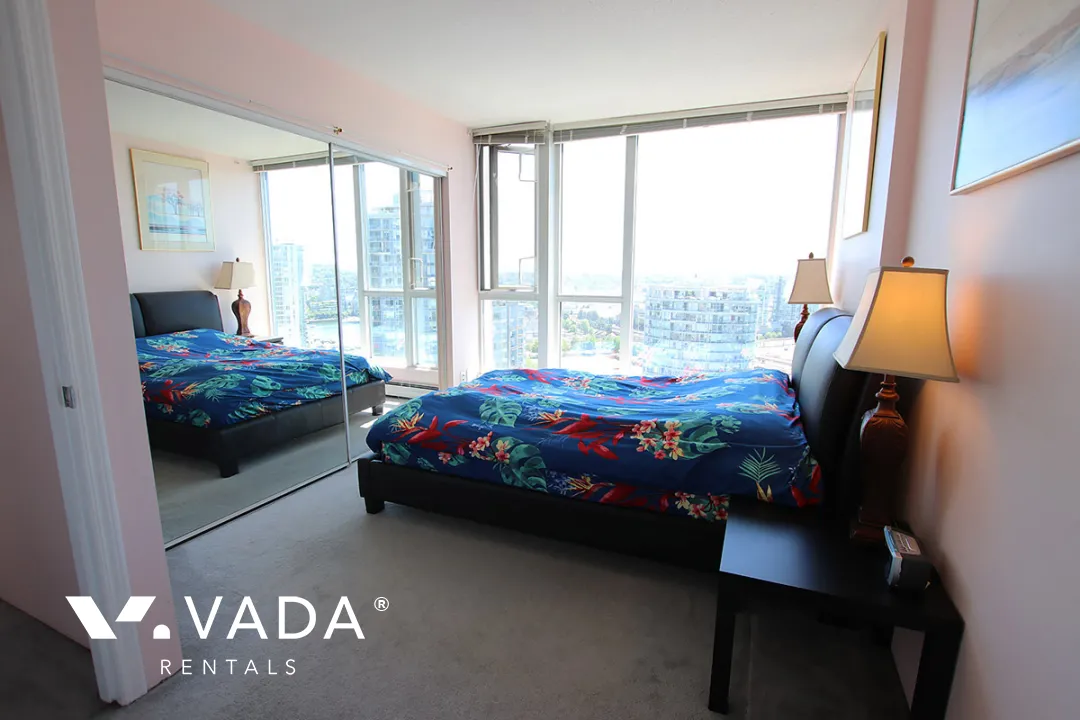 Paris Place in Downtown - Furnished 2 Bedroom Apartment For Rent in Vancouver at 2703 - 183 Keefer Place, Vancouver, BC