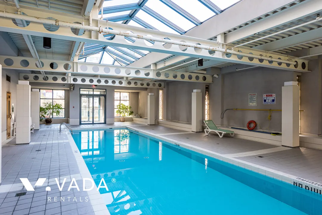 Paris Place in Downtown - Furnished 2 Bedroom Apartment For Rent in Vancouver at 2703 - 183 Keefer Place, Vancouver, BC
