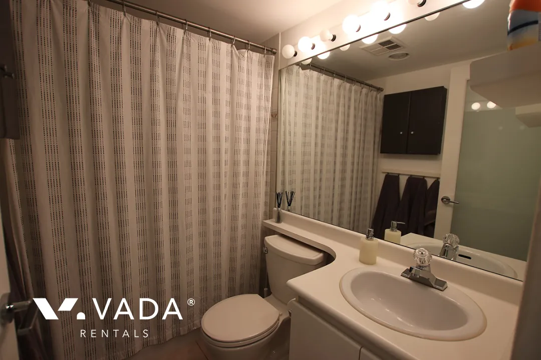 Park Plaza in Yaletown - Furnished 1 Bedroom Apartment For Rent in Vancouver at 1207 - 1188 Richards Street, Vancouver, BC