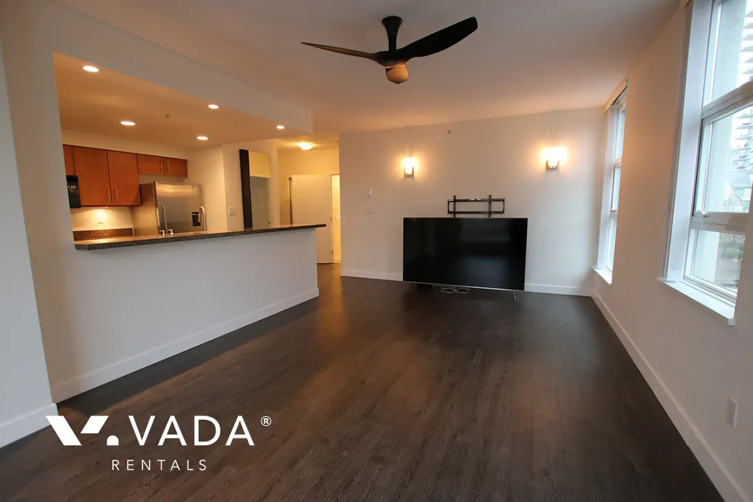 Sussex in Southeast False Creek - 1 Bedroom Apartment For Rent in Vancouver at 402 - 189 National Avenue, Vancouver, BC