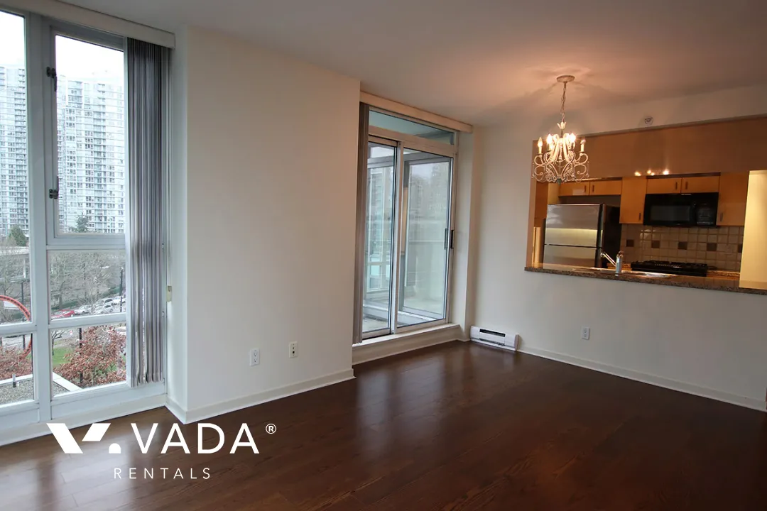 Quaywest in Yaletown - 1 Bedroom Apartment For Rent in Vancouver at 806 - 1067 Marinaside Crescent, Vancouver, BC