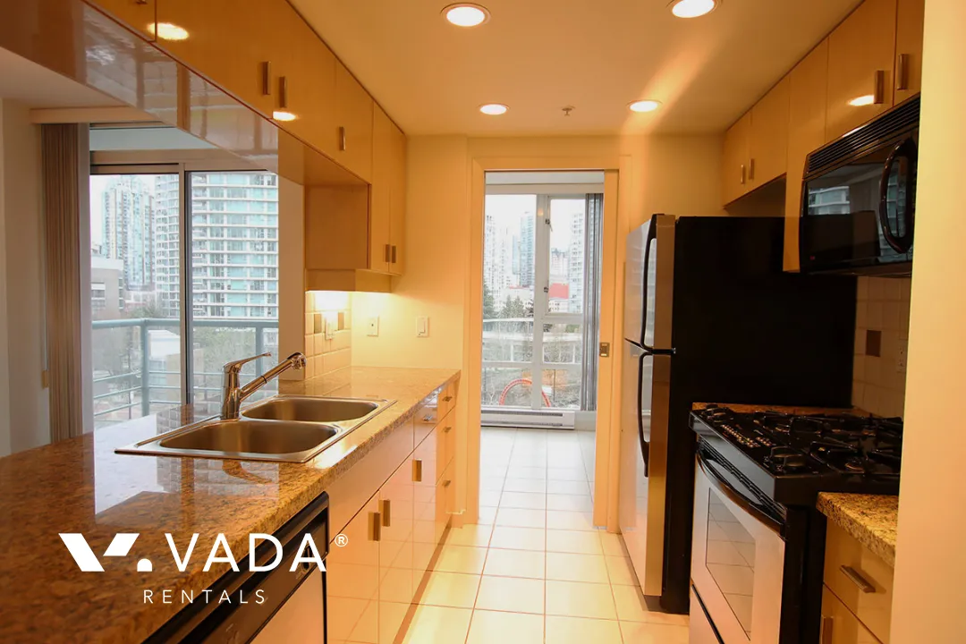 Quaywest in Yaletown - 1 Bedroom Apartment For Rent in Vancouver at 806 - 1067 Marinaside Crescent, Vancouver, BC