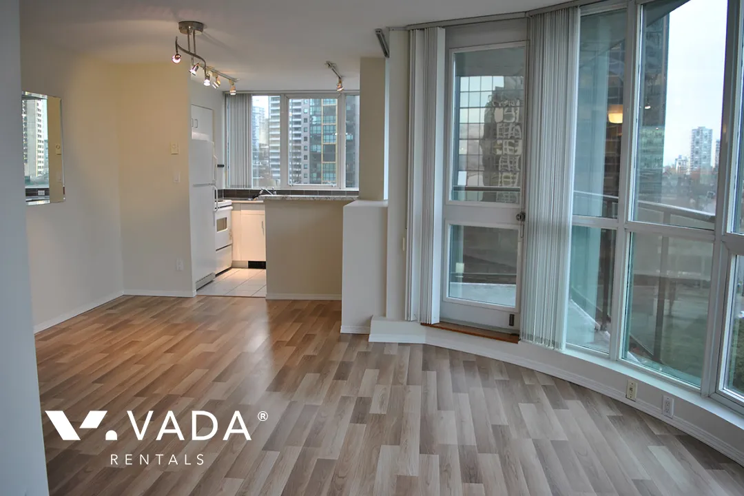 Harbourside Park in Coal Harbour - 1 Bedroom Apartment For Rent in Vancouver at 1205 - 588 Broughton Street, Vancouver, BC