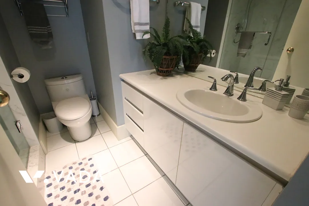 1000 Beach in False Creek North - Furnished 2 Bedroom Apartment For Rent in Vancouver at 1402 - 1000 Beach Avenue, Vancouver, BC