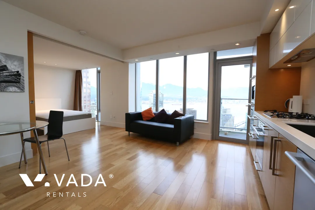 Private Residences at Hotel Georgia in Downtown - 1 Bedroom Apartment For Rent in Vancouver at 3503 - 667 Howe Street, Vancouver, BC, V6C 0B5