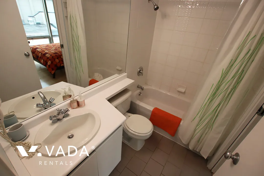 Electra in Downtown - Furnished 1 Bedroom Apartment For Rent in Vancouver at 412 - 989 Nelson Street, Vancouver, BC