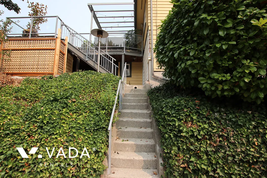 Point Grey - Furnished 2 Bedroom Garden Suite For Rent in Vancouver at 3995 West 23rd Avenue, Vancouver, BC
