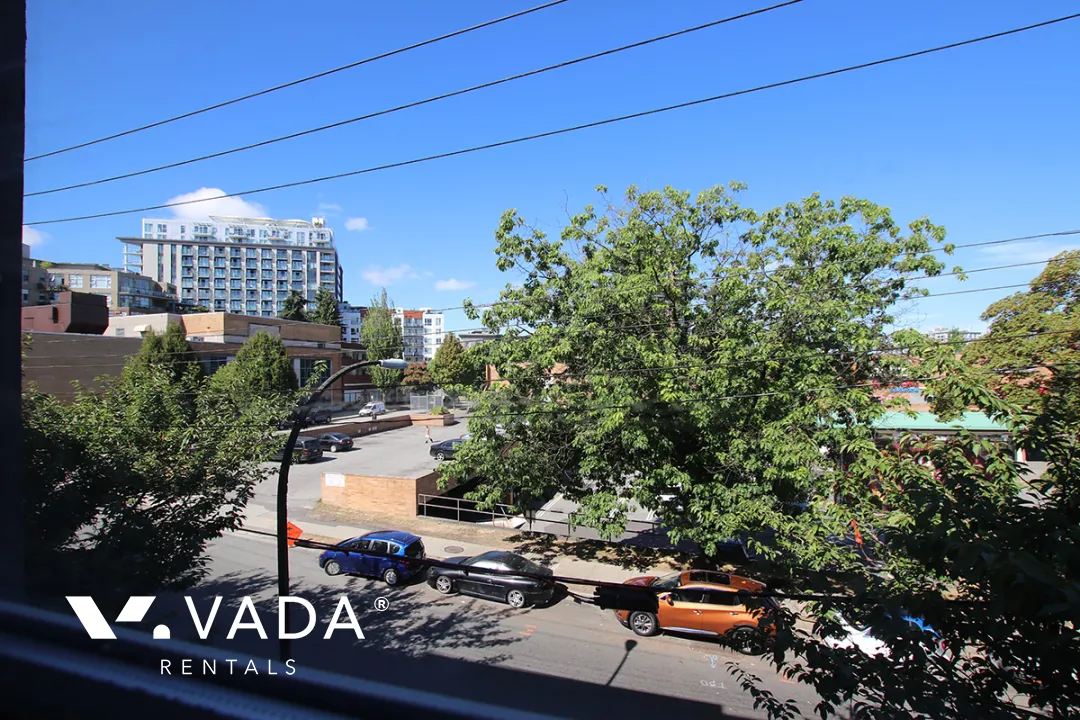 Broadway Crest in Mount Pleasant East - Furnished 1 Bedroom Apartment For Rent in Vancouver at 322 - 418 East Broadway, Vancouver, BC