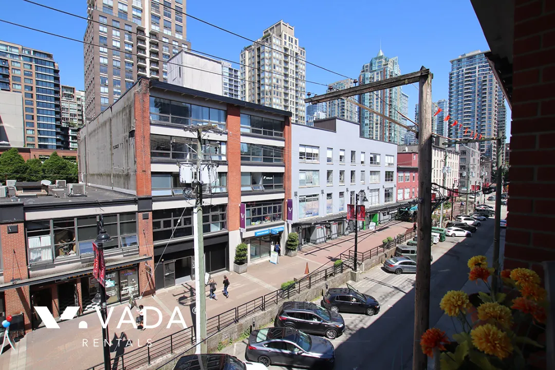 Crandall Building in Yaletown - 1 Bedroom Apartment For Rent in Vancouver at 404 - 1072 Hamilton Street, Vancouver, BC