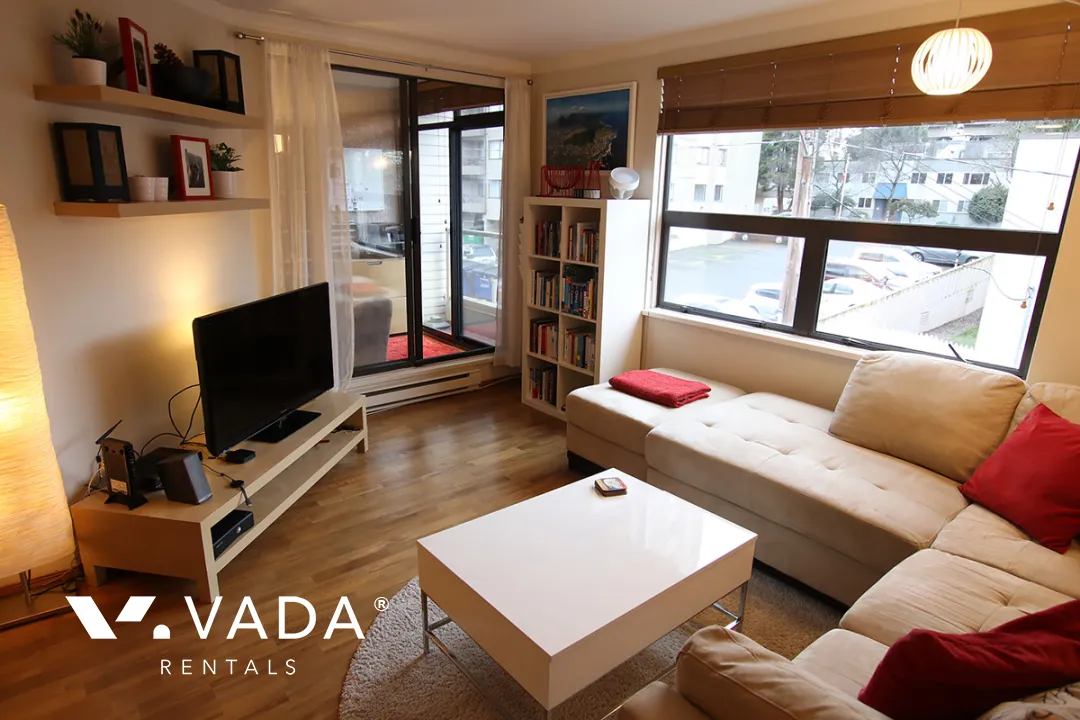 Broughton Terrace in The West End - Furnished 1 Bedroom Apartment For Rent in Vancouver at 310 - 1080 Broughton Street, Vancouver, BC