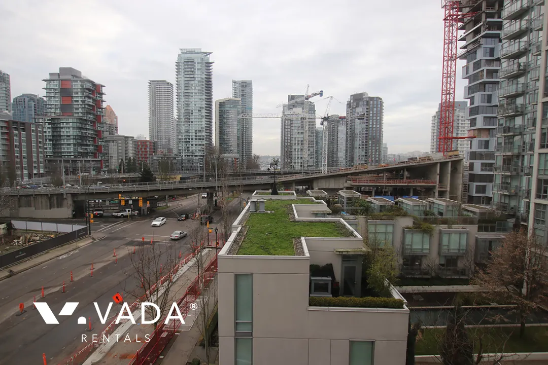 Pacific Promenade in Yaletown - Furnished 1 Bedroom Apartment For Rent in Vancouver at 603 - 888 Pacific Street, Vancouver, BC
