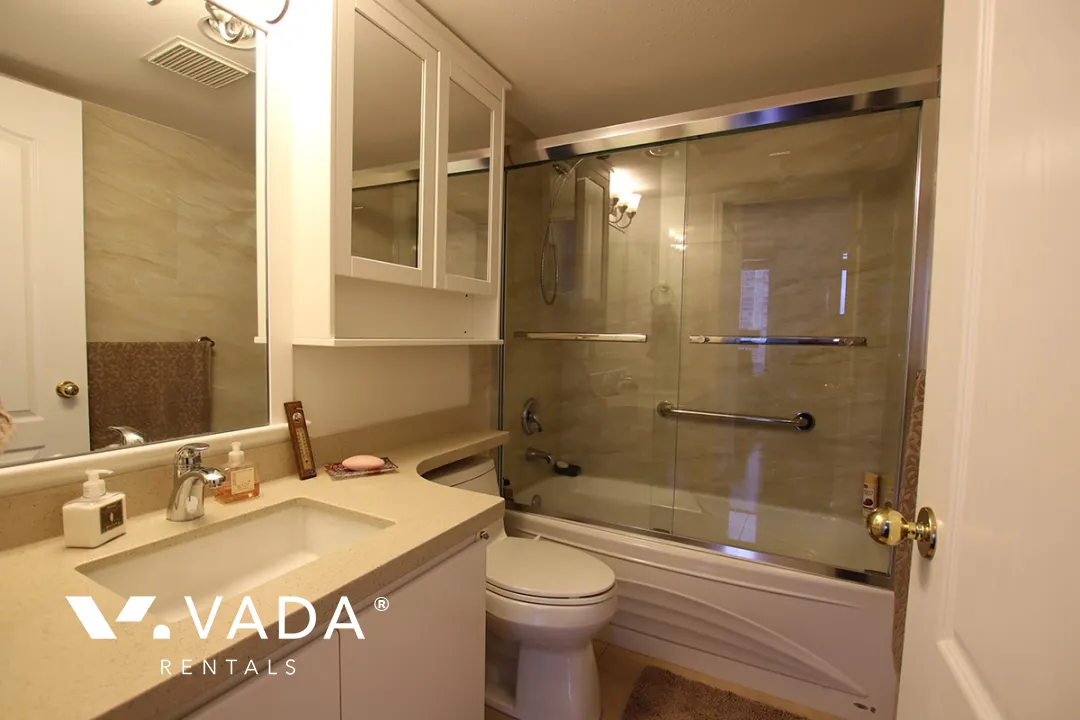 Pacific Promenade in Yaletown - Furnished 1 Bedroom Apartment For Rent in Vancouver at 603 - 888 Pacific Street, Vancouver, BC