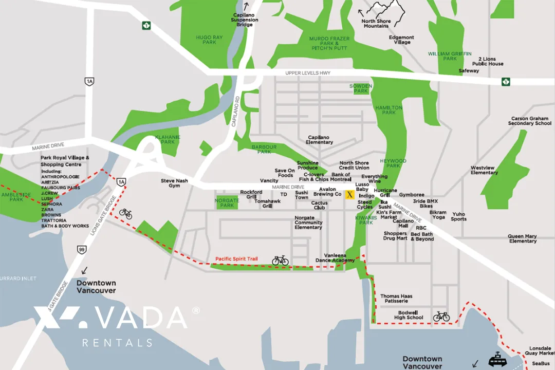 X61 in Norgate - 1 Bedroom Apartment For Rent in North Vancouver at 410 - 1061 Marine Drive, North Vancouver, BC