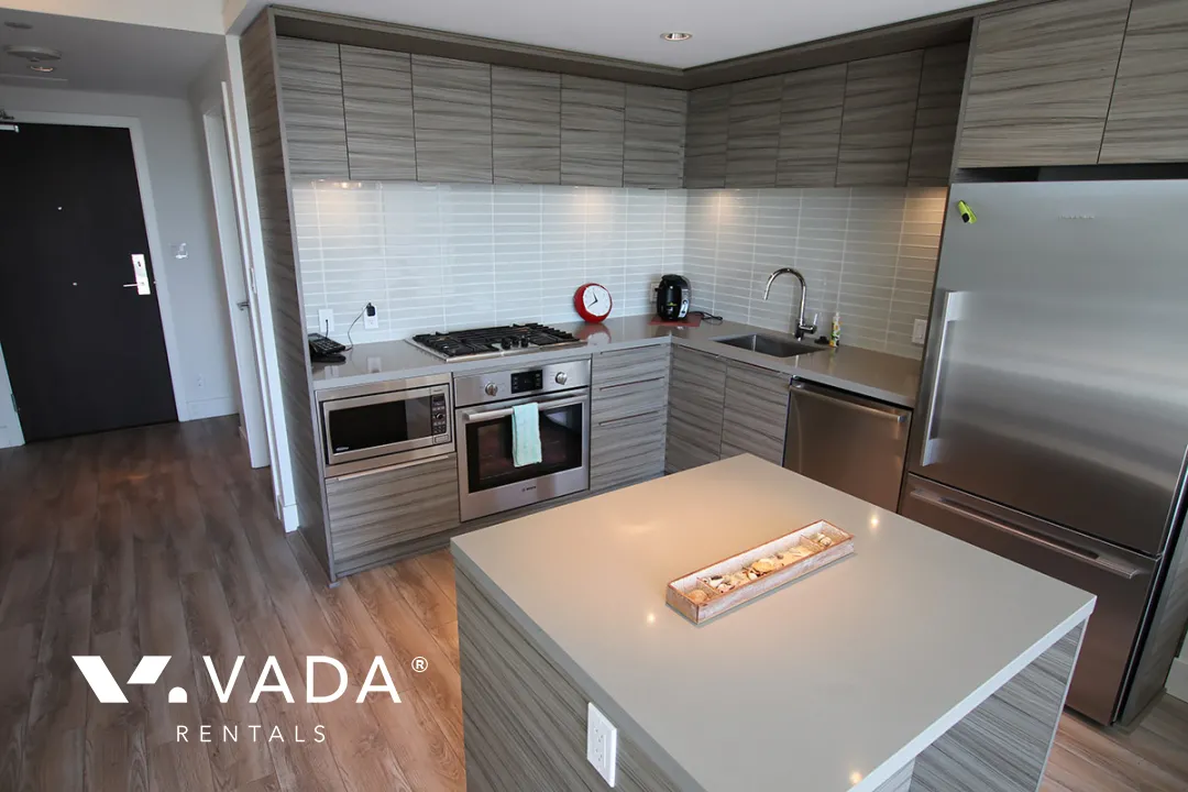 Beacon in Seylynn Village - Furnished 1 Bedroom Apartment For Rent in North Vancouver at 406 - 1550 Fern Street, North Vancouver, BC