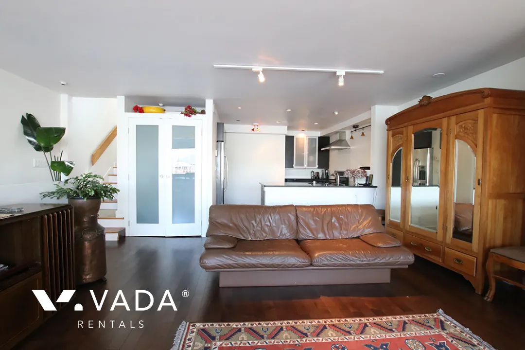 Heather Point in Olympic Village - Furnished 2 Bedroom Townhouse For Rent in Vancouver at 822 Millbank, Vancouver, BC