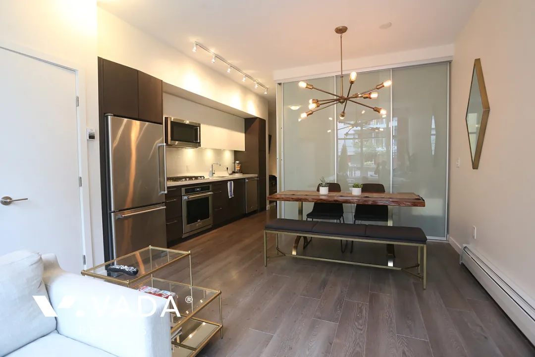 Canvas in Southeast False Creek - 1 Bedroom Apartment For Rent in Vancouver at 106 - 417 Great Northern Way, Vancouver, BC