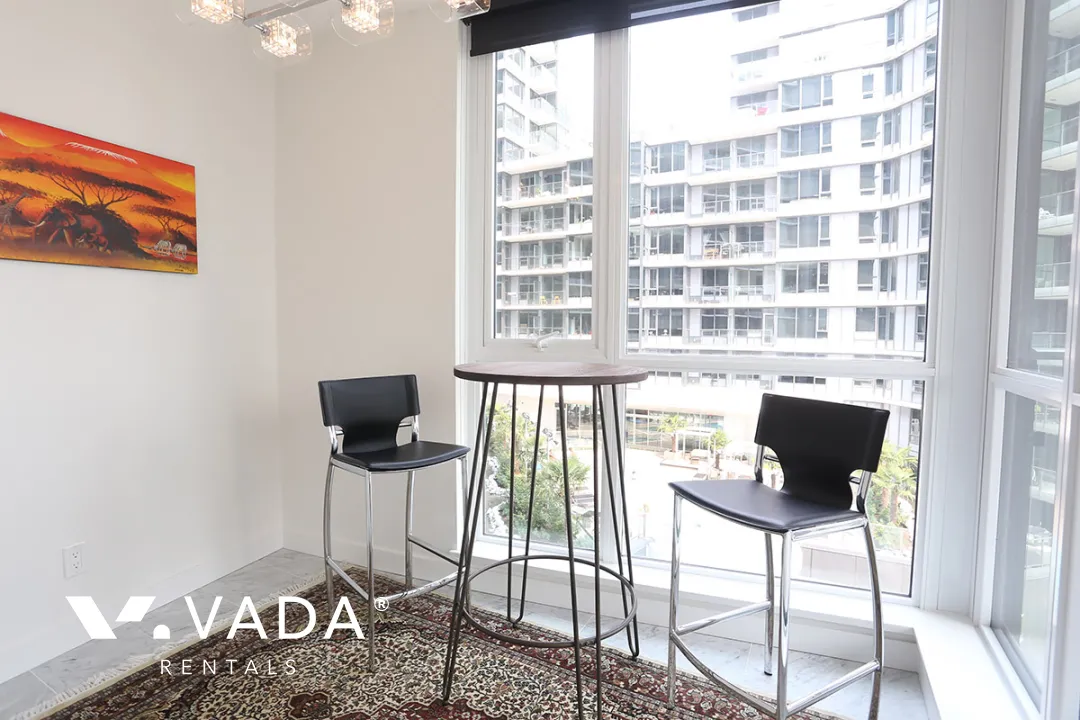 One Pacific in Yaletown - Furnished 2 Bedroom Apartment For Rent in Vancouver at 708 - 68 Smithe Street, Vancouver, BC