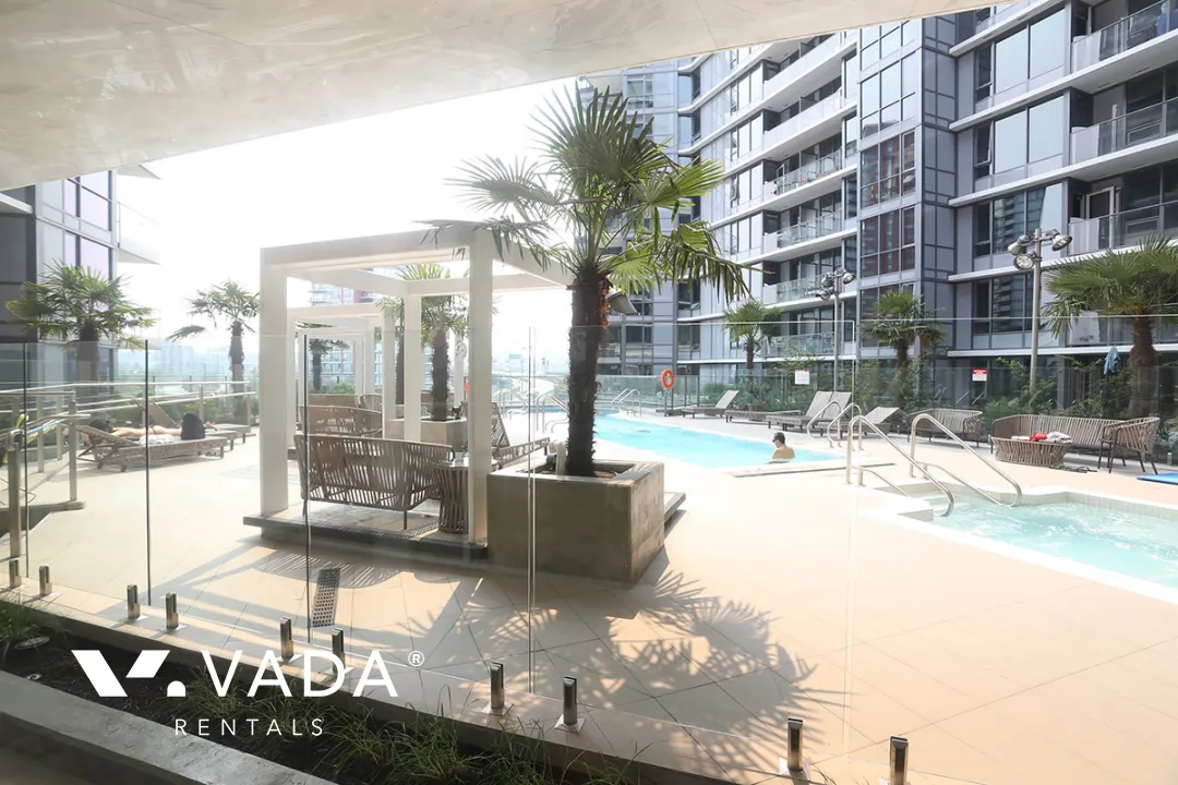 One Pacific in Yaletown - Furnished 2 Bedroom Apartment For Rent in Vancouver at 708 - 68 Smithe Street, Vancouver, BC