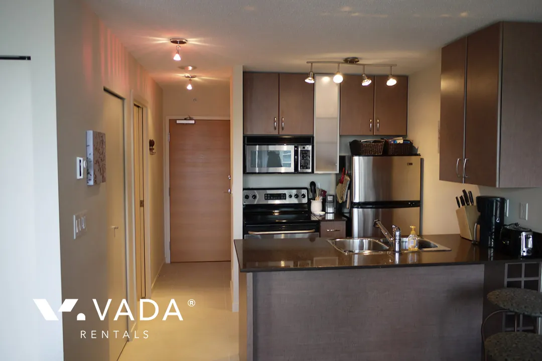 Yaletown Park in Yaletown - Furnished 0 Bedroom Apartment For Rent in Vancouver at 1208 - 909 Mainland Street, Vancouver, BC