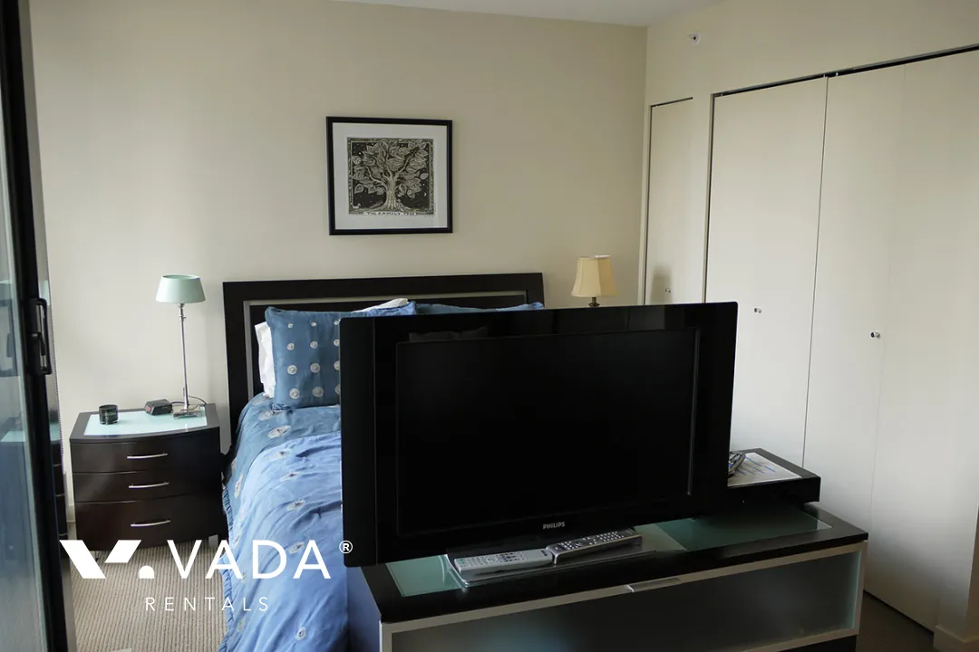 Yaletown Park in Yaletown - Furnished 0 Bedroom Apartment For Rent in Vancouver at 1208 - 909 Mainland Street, Vancouver, BC