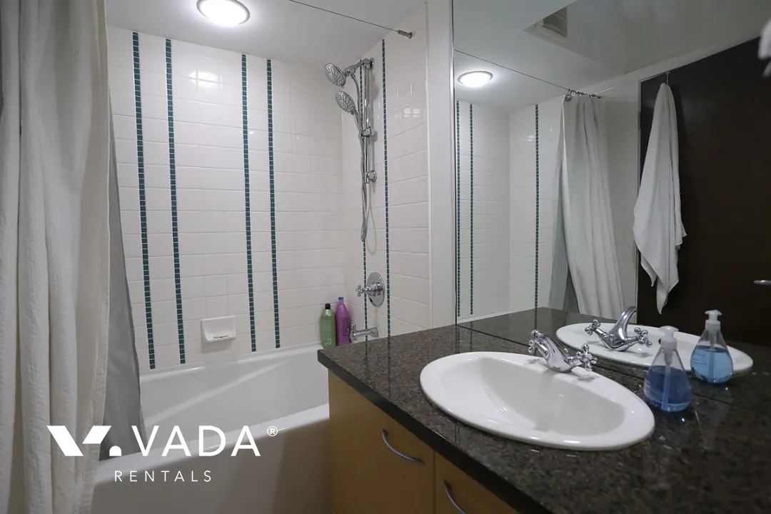 Mondrian in Downtown - Furnished 2 Bedroom Apartment For Rent in Vancouver at 2902 - 969 Richards Street, Vancouver, BC