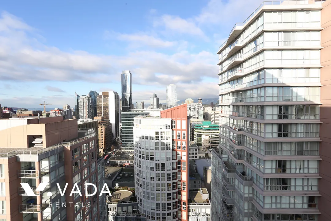 Mondrian in Downtown - Furnished 2 Bedroom Apartment For Rent in Vancouver at 2902 - 969 Richards Street, Vancouver, BC