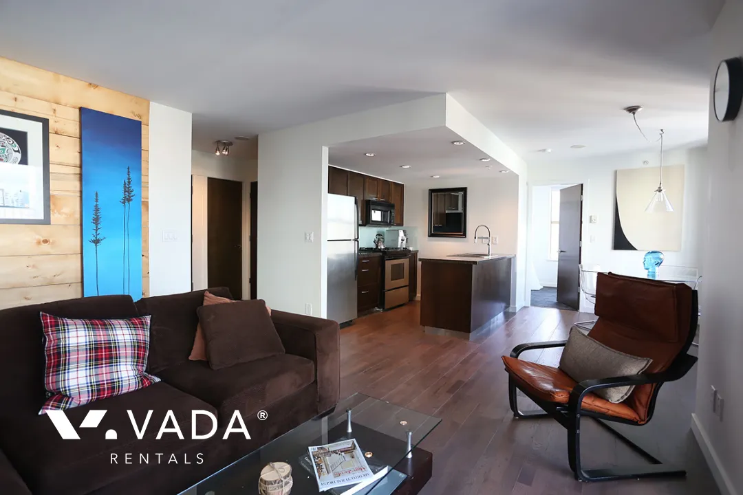 Mondrian in Downtown - Furnished 2 Bedroom Apartment For Rent in Vancouver at 2902 - 969 Richards Street, Vancouver, BC