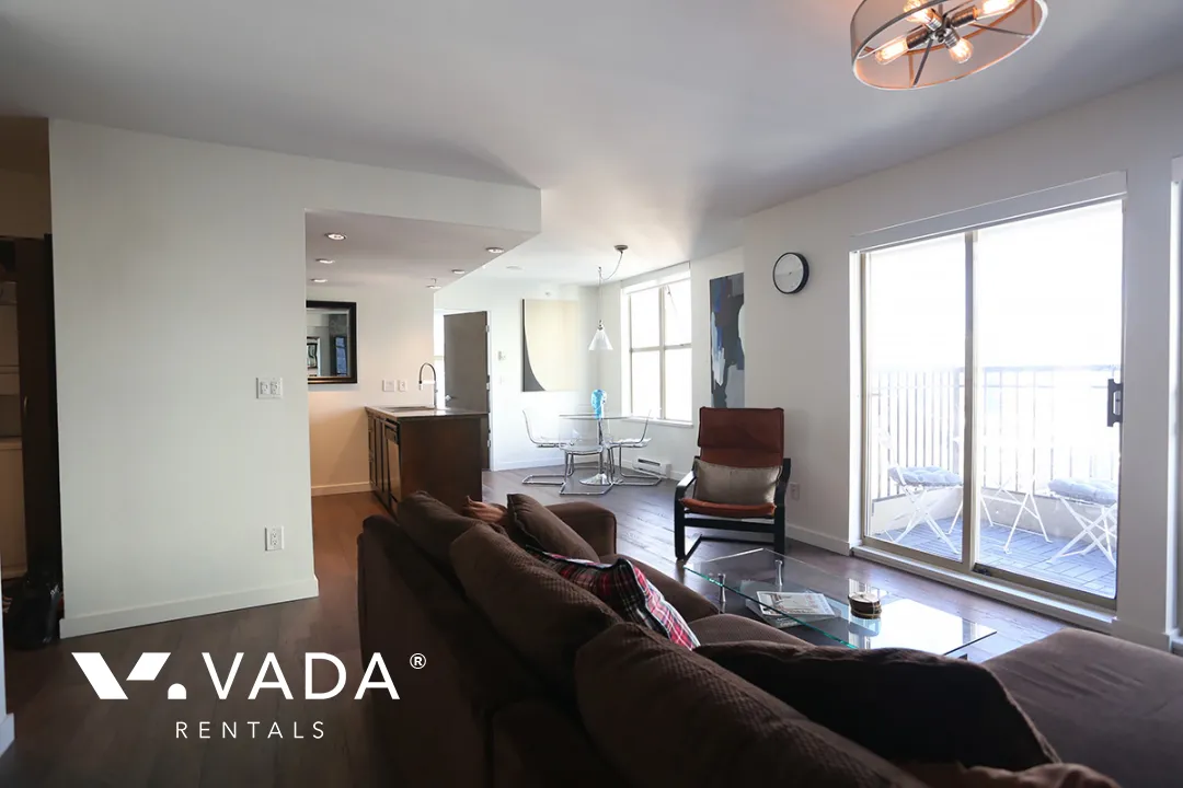 Mondrian in Downtown - Furnished 2 Bedroom Apartment For Rent in Vancouver at 2902 - 969 Richards Street, Vancouver, BC