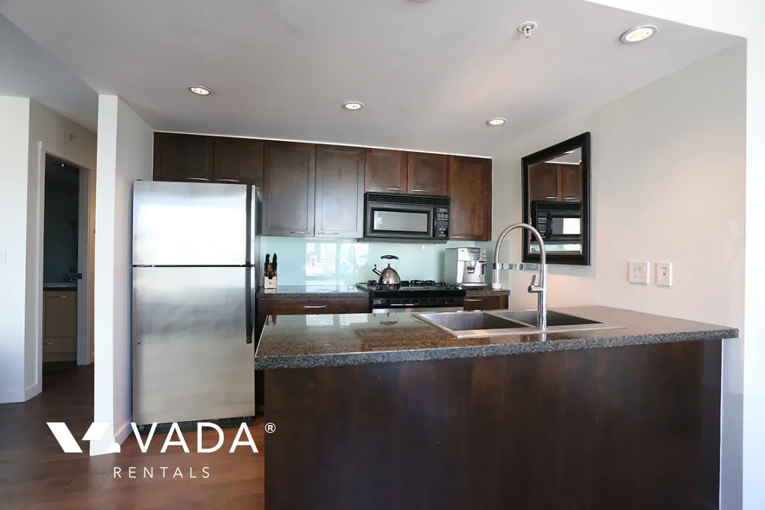 Mondrian in Downtown - Furnished 2 Bedroom Apartment For Rent in Vancouver at 2902 - 969 Richards Street, Vancouver, BC